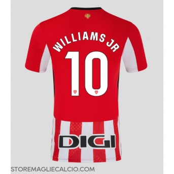 Athletic Bilbao Nico Williams #10 Maglia Gara Casa Repliche 2024-25